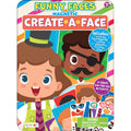 TS Shure by Bendon Create Funny Faces Magnetic Activity Tin with 3 Magnet Sheets and 2 Play Scene Cards