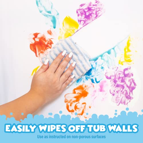 Tub Works Bath Paint Soap 6 Pack – Non-Toxic Washable Finger Paint for Toddlers