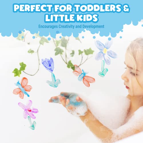 Tub Works Bath Paint Soap 6 Pack – Non-Toxic Washable Finger Paint for Toddlers