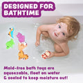 Tub Works Rainforest Mold Free Bath Toys: Sealed, No-Hole Design for Safe Bathtime Fun