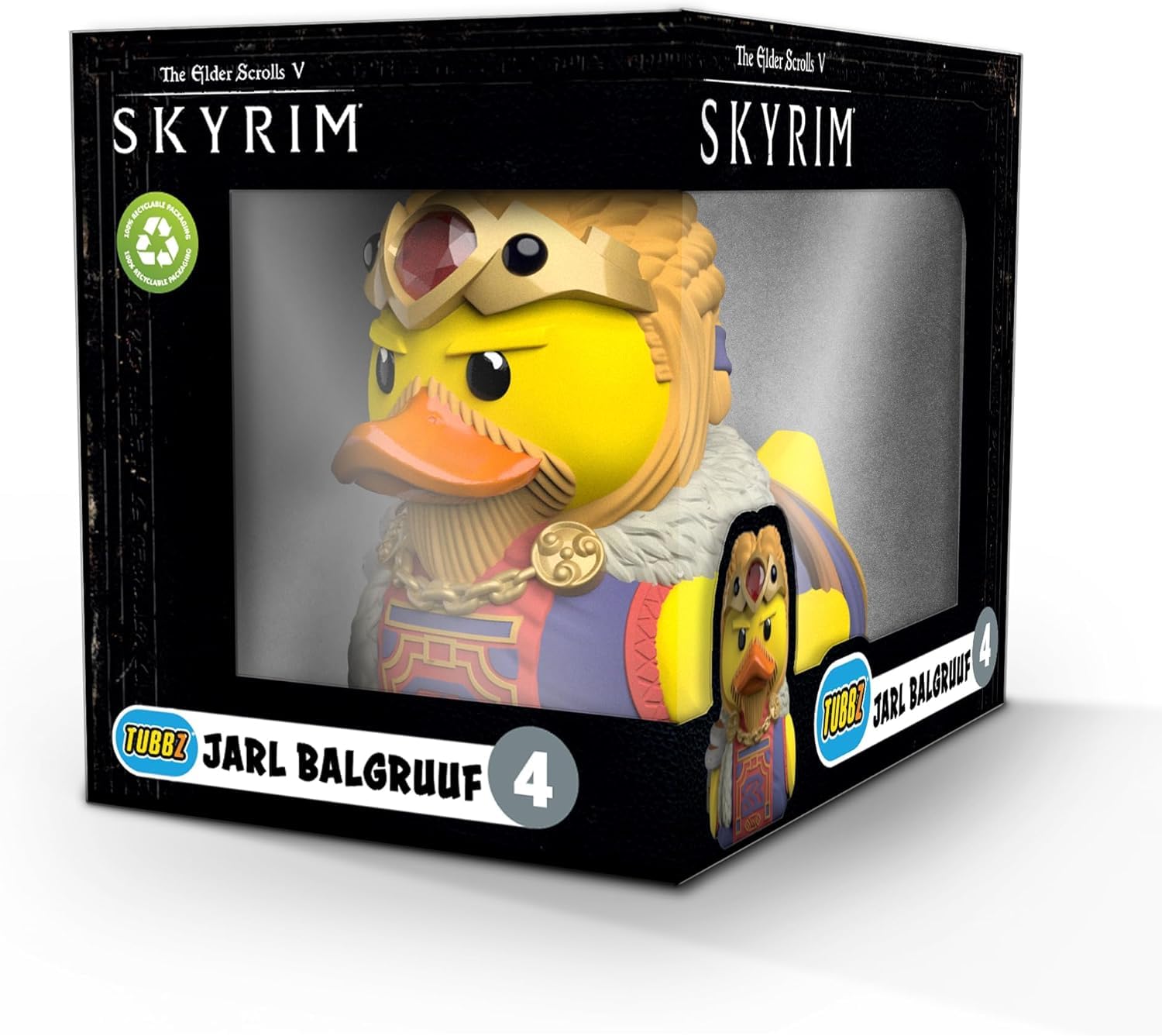 TUBBZ Boxed Edition: The Elder Scrolls Skyrim Jarl Balgruuf Cosplaying Rubber Duck Collectible Vinyl Figure