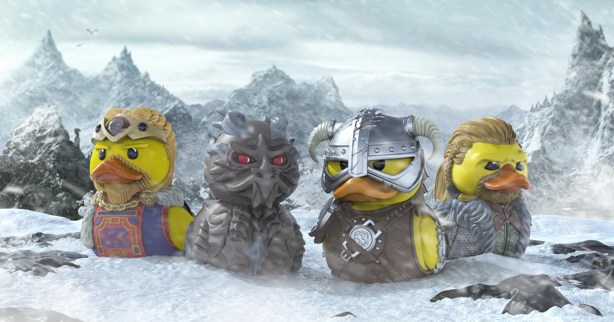 TUBBZ Boxed Edition: The Elder Scrolls Skyrim Jarl Balgruuf Cosplaying Rubber Duck Collectible Vinyl Figure