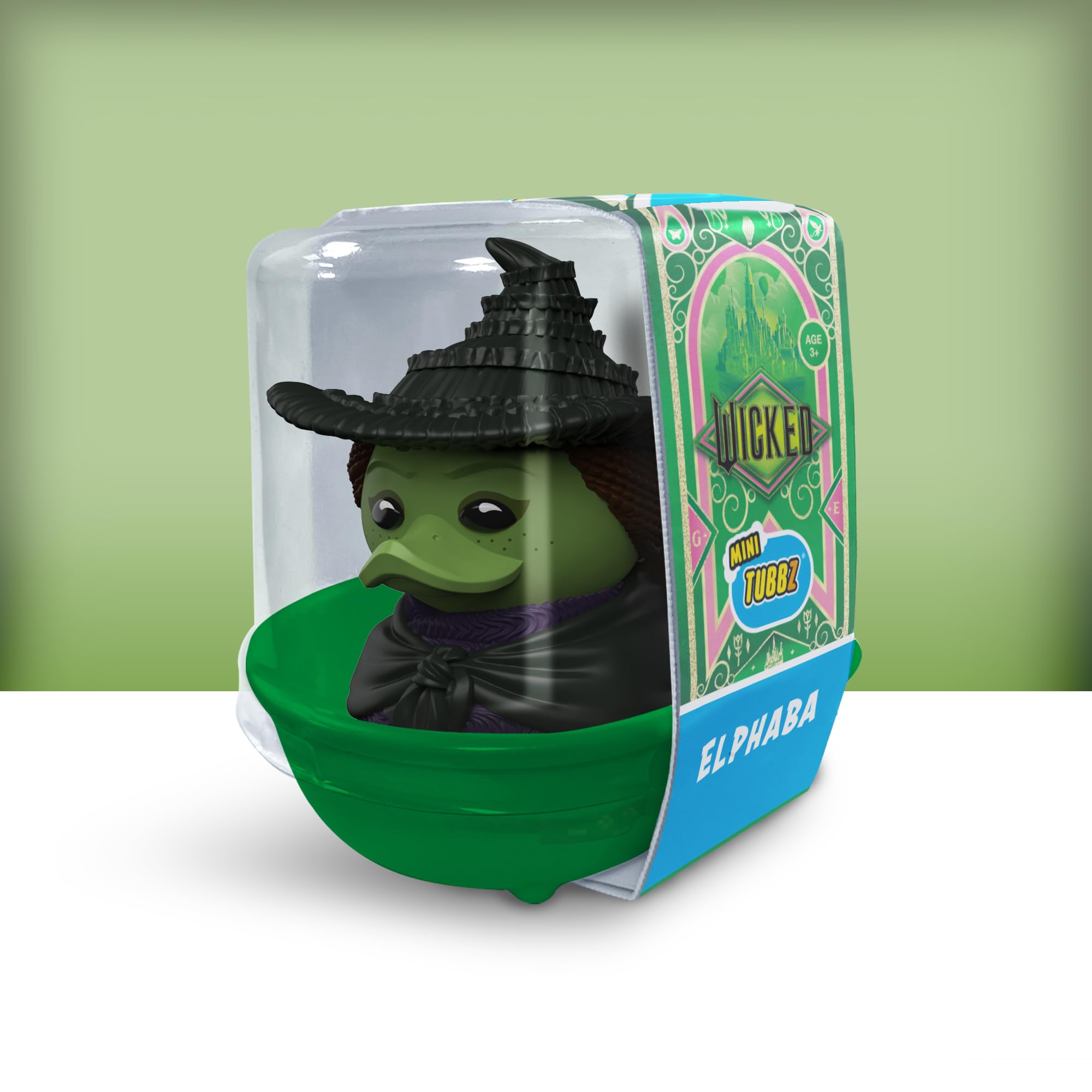 TUBBZ Mini Elphaba Thropp Cosplaying Rubber Duck – Wicked Collectible Vinyl Figure