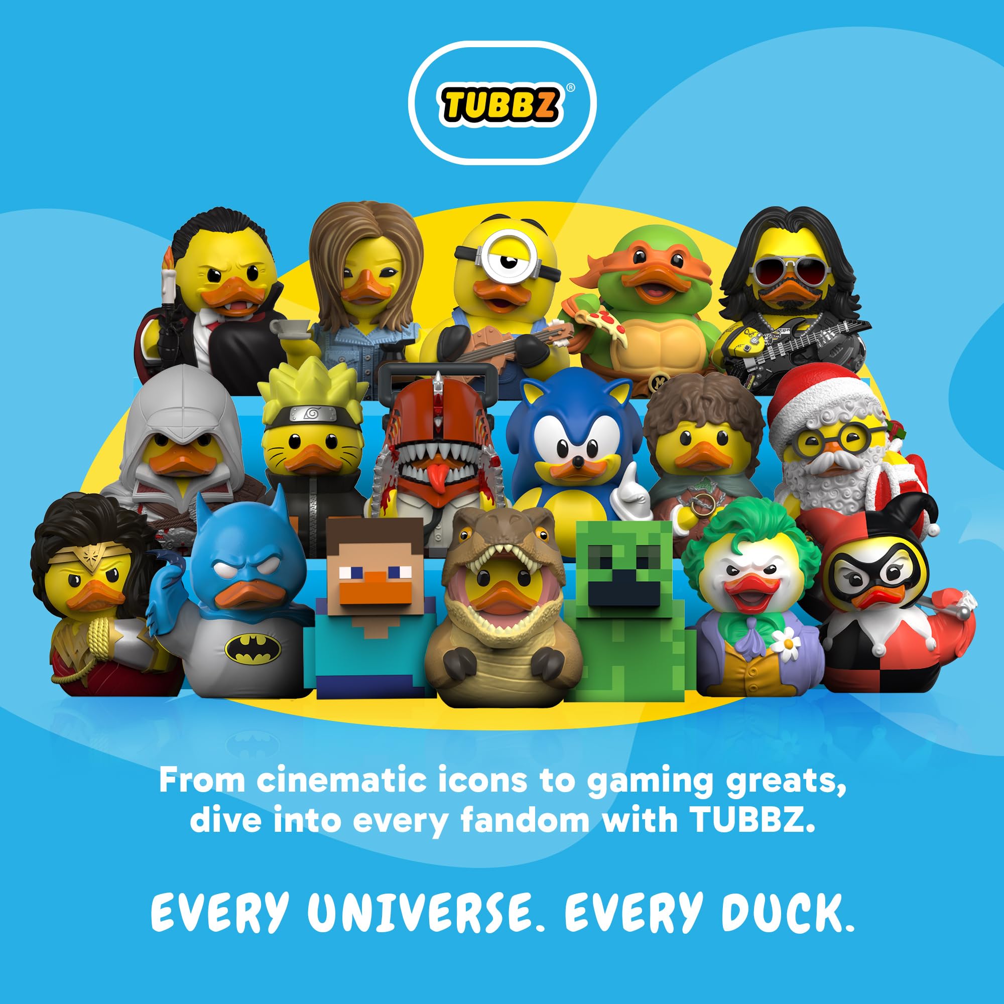 TUBBZ Mini Fallout TV Ghoul Rubber Duck Collectible – Officially Licensed 5 cm Vinyl Figure