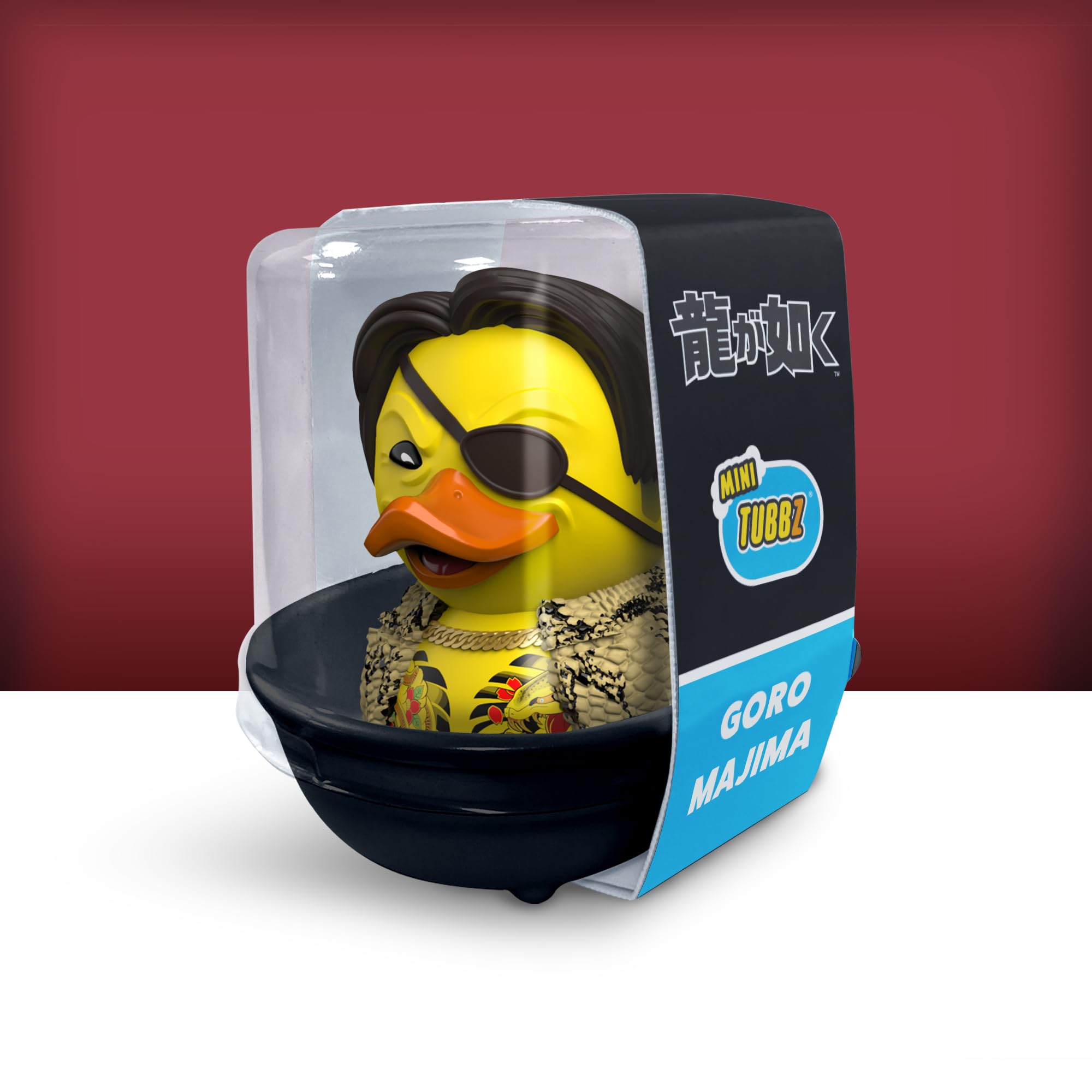 TUBBZ Mini Goro Majima Duck – Yakuza Cosplay Rubber Duck Vinyl Figure (5 cm)