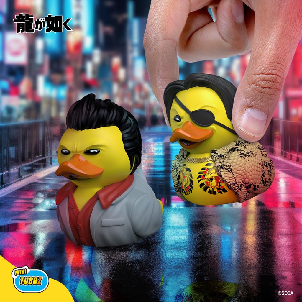 TUBBZ Mini Goro Majima Duck – Yakuza Cosplay Rubber Duck Vinyl Figure (5 cm)
