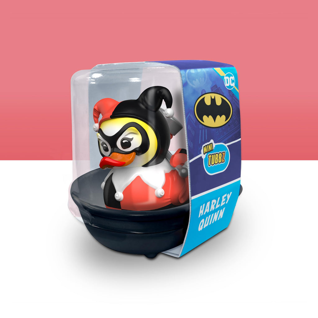 TUBBZ Mini Harley Quinn Cosplaying Rubber Duck Vinyl Figure - DC Comics Collectible