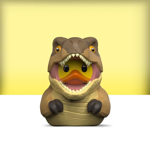 TUBBZ Mini Jurassic World Rebirth T-Rex Cosplaying Rubber Duck Vinyl Figure – 5 cm Collectible