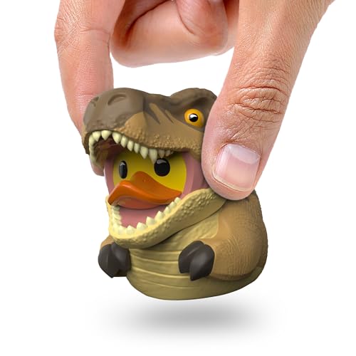 TUBBZ Mini Jurassic World Rebirth T-Rex Cosplaying Rubber Duck Vinyl Figure – 5 cm Collectible