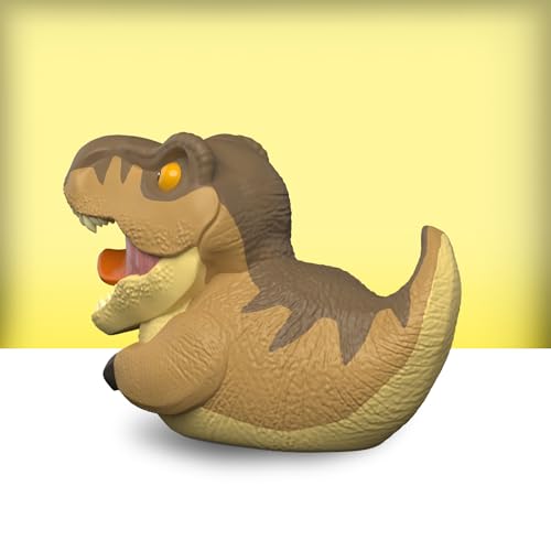 TUBBZ Mini Jurassic World Rebirth T-Rex Cosplaying Rubber Duck Vinyl Figure – 5 cm Collectible