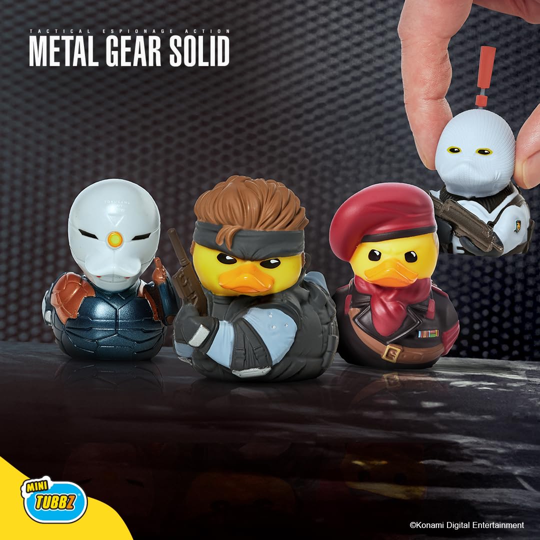TUBBZ Mini Metal Gear Solid Solid Snake Rubber Duck Vinyl Figure – Officially Licensed Collectible