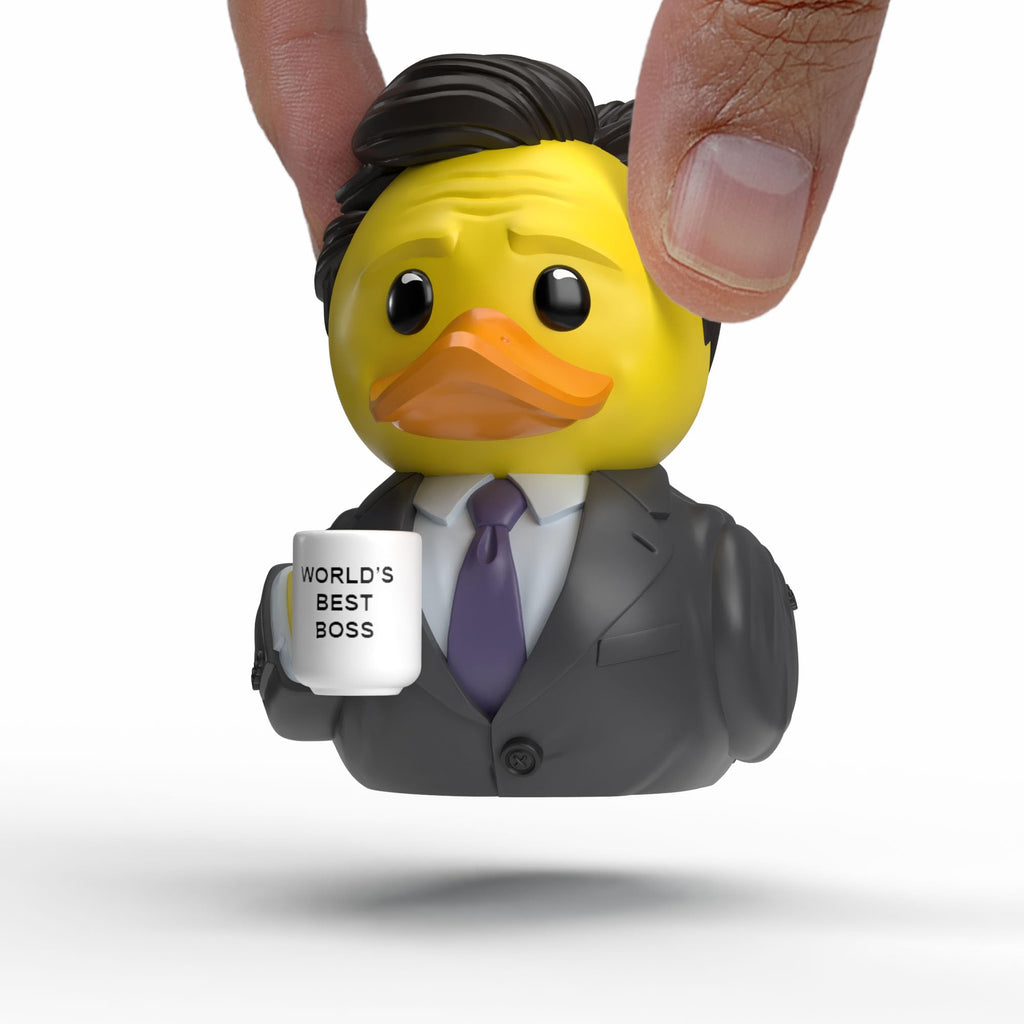TUBBZ Mini Michael Scott Rubber Duck – The Office Cosplay Collectible Figure