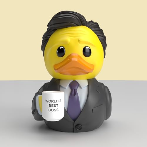 TUBBZ Mini Michael Scott Rubber Duck – The Office Cosplay Collectible Figure