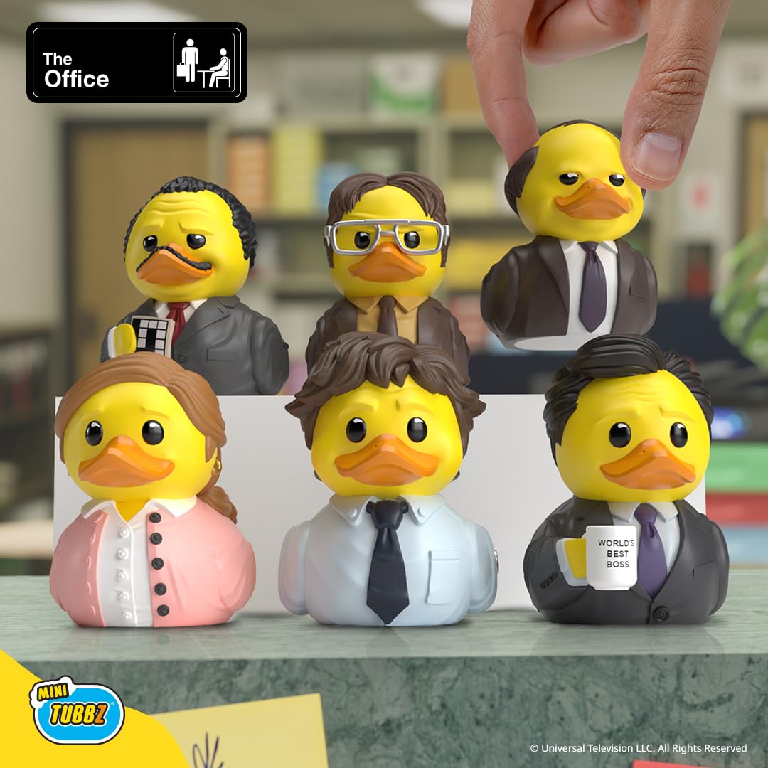 TUBBZ Mini Michael Scott Rubber Duck – The Office Cosplay Collectible Figure