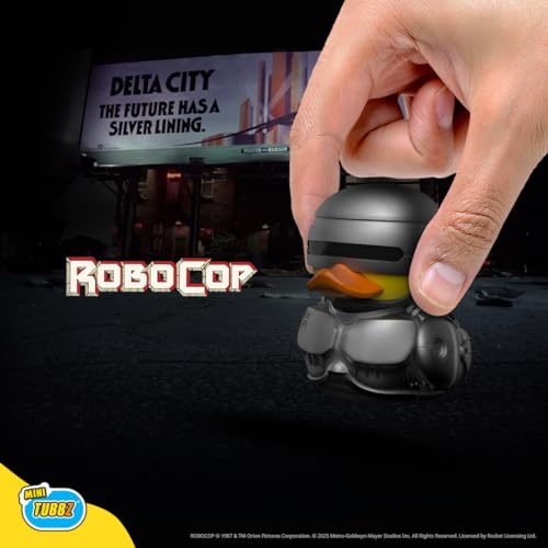 TUBBZ Mini Robocop Cosplaying Duck Vinyl Figure - 5cm Officially Licensed Collectible