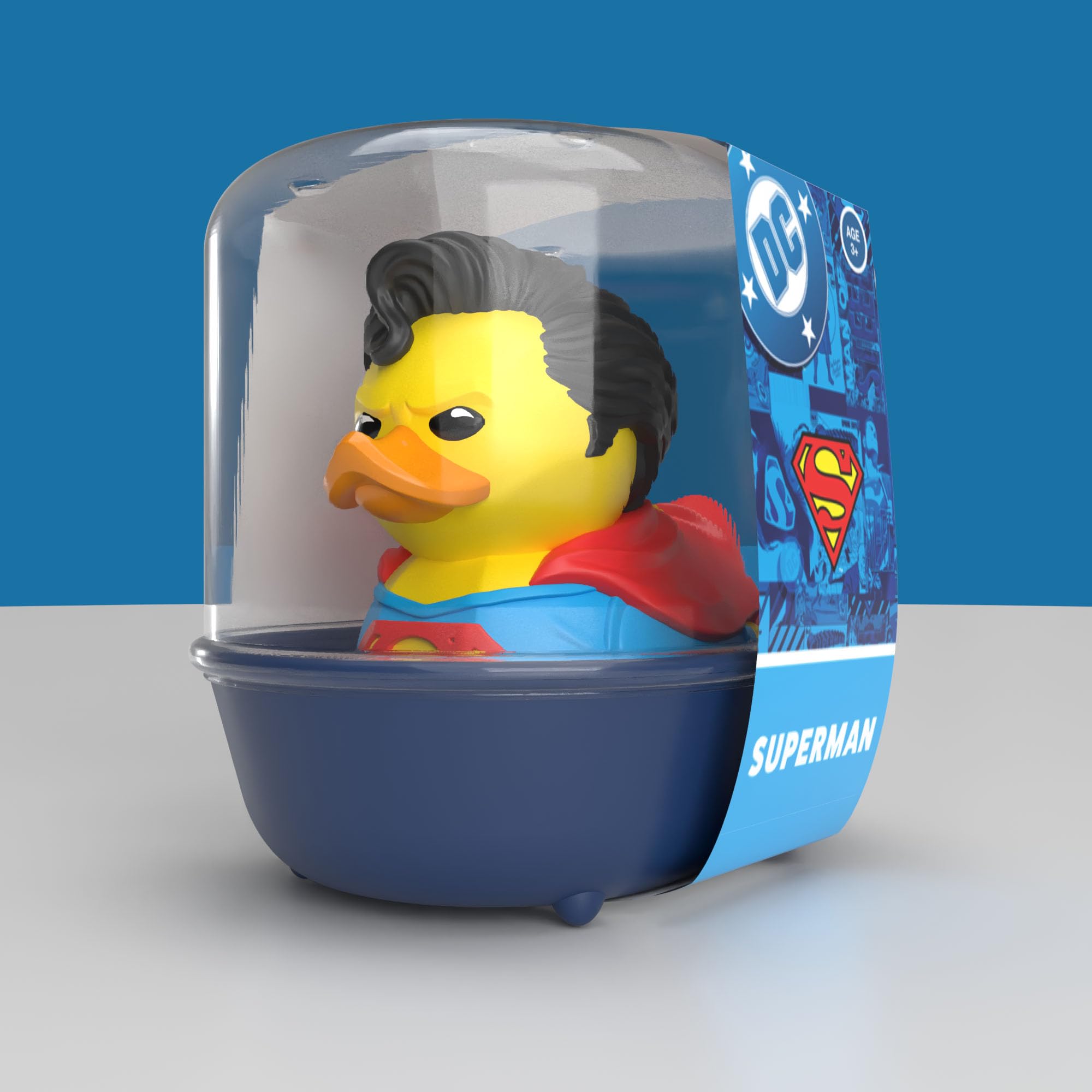TUBBZ Mini Superman Cosplaying Rubber Duck Figure - 2 Inch Vinyl Collectible