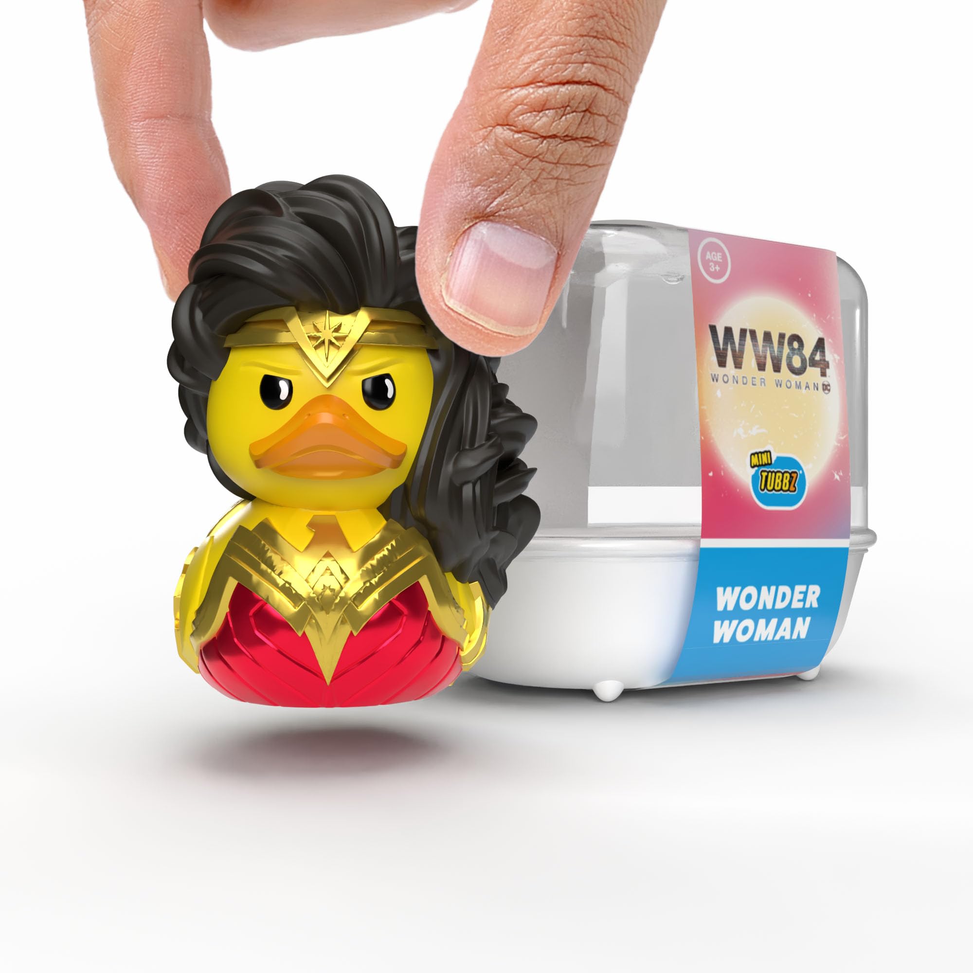 TUBBZ Mini Wonder Woman Cosplaying Rubber Duck Figure – Officially Licensed DC Collectible