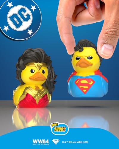 TUBBZ Mini Wonder Woman Cosplaying Rubber Duck Figure – Officially Licensed DC Collectible