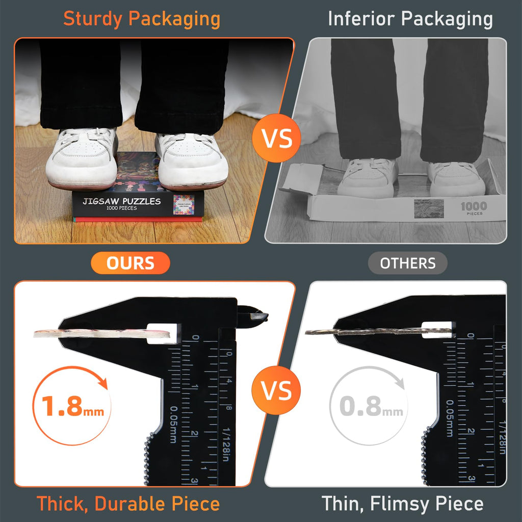 TUMOVO Dodger Stadium 1000 Piece Jigsaw Puzzle - 27.5x19.7 Inch Baseball Park Puzzle for Adults