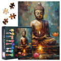TUMOVO Zen Buddha 1000 Piece Jigsaw Puzzle for Adults – 27.5x19.7 Inch Finished Size with Poster