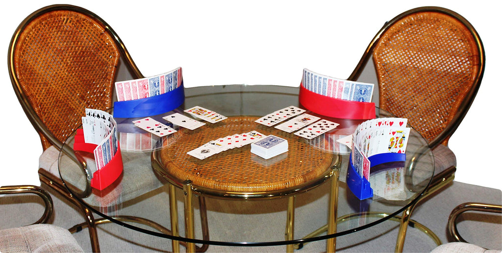 Twin Tier Premier Card Holder Set of 2 – Holds 32 Cards, Stackable, USA Made