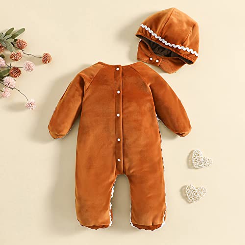 Twopumpkin Newborn Toddler Baby Pumpkin Costume Romper – Cute Halloween Outfit, 0-24 Months
