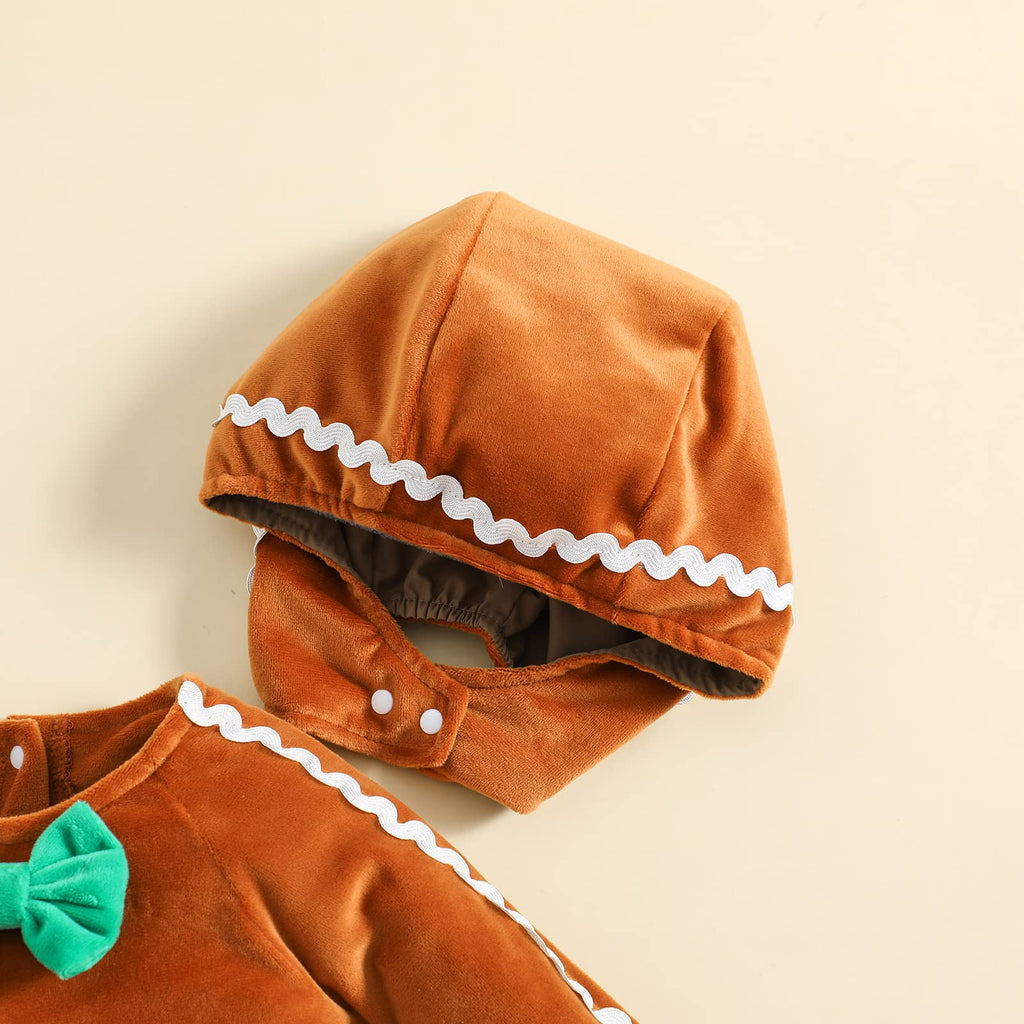 Twopumpkin Newborn Toddler Baby Pumpkin Costume Romper – Cute Halloween Outfit, 0-24 Months