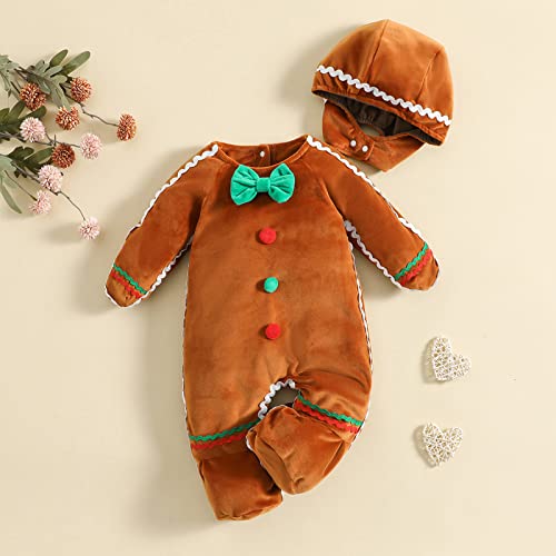 Twopumpkin Newborn Toddler Baby Pumpkin Costume Romper – Cute Halloween Outfit, 0-24 Months