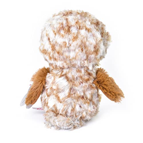 Ty Beanie Boo Percy Barn Owl Plush – 15 cm Soft Toy with Glitter Eyes & Retro Heart Tag