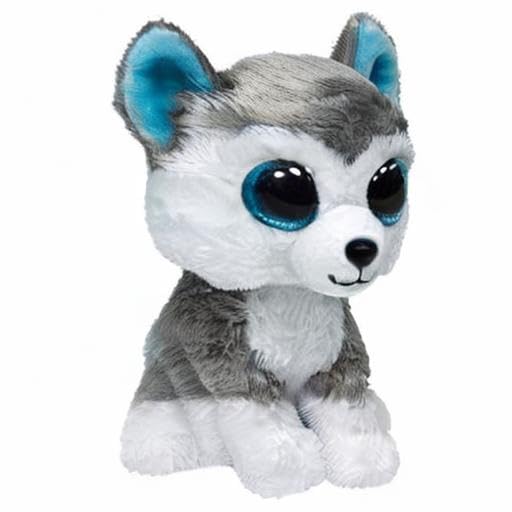 Ty Beanie Boo Slush the Husky Dog Plush – 6.5 Inch Collectible, UK 2nd Edition