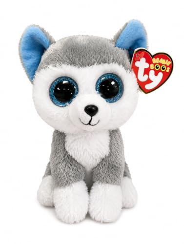 Ty Beanie Boo Slush the Husky Dog Plush – 6.5 Inch Collectible, UK 2nd Edition