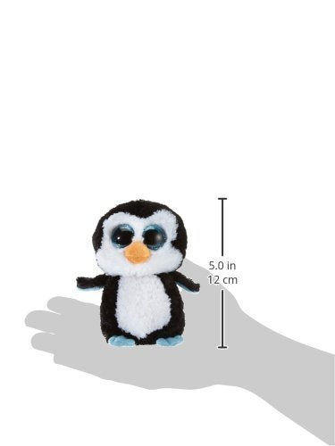 Ty Beanie Boos Waddles Penguin Plush - Icy Blue Eyes, Satiny Feathers