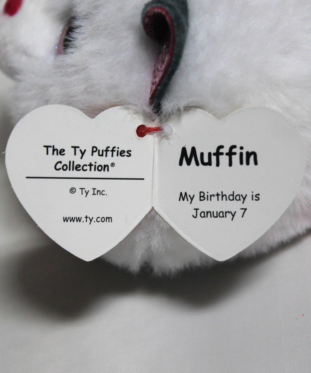 Ty Muffin Cat Beanie Ball – Soft Plush Stuffed Animal Toy