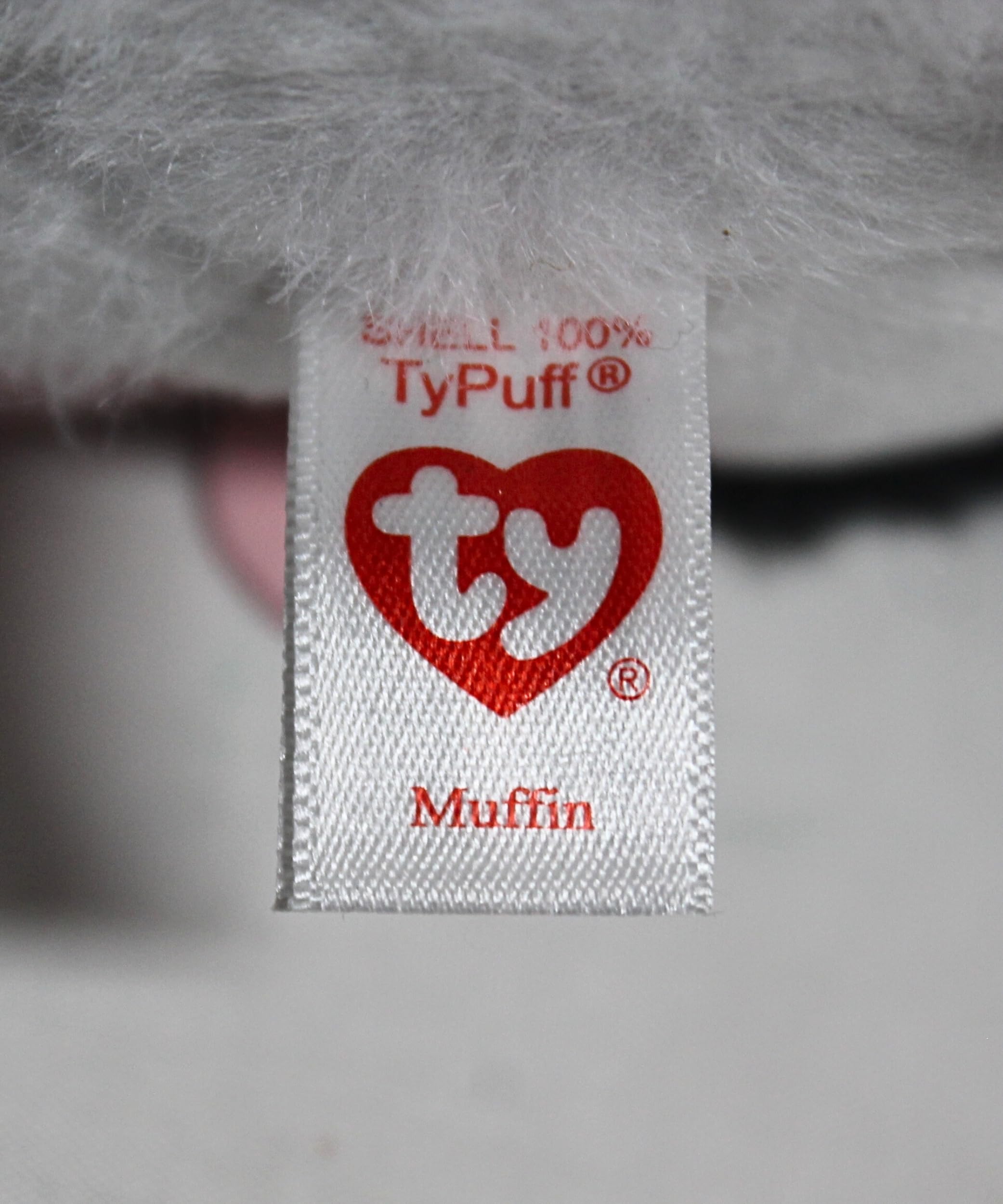 Ty Muffin Cat Beanie Ball – Soft Plush Stuffed Animal Toy