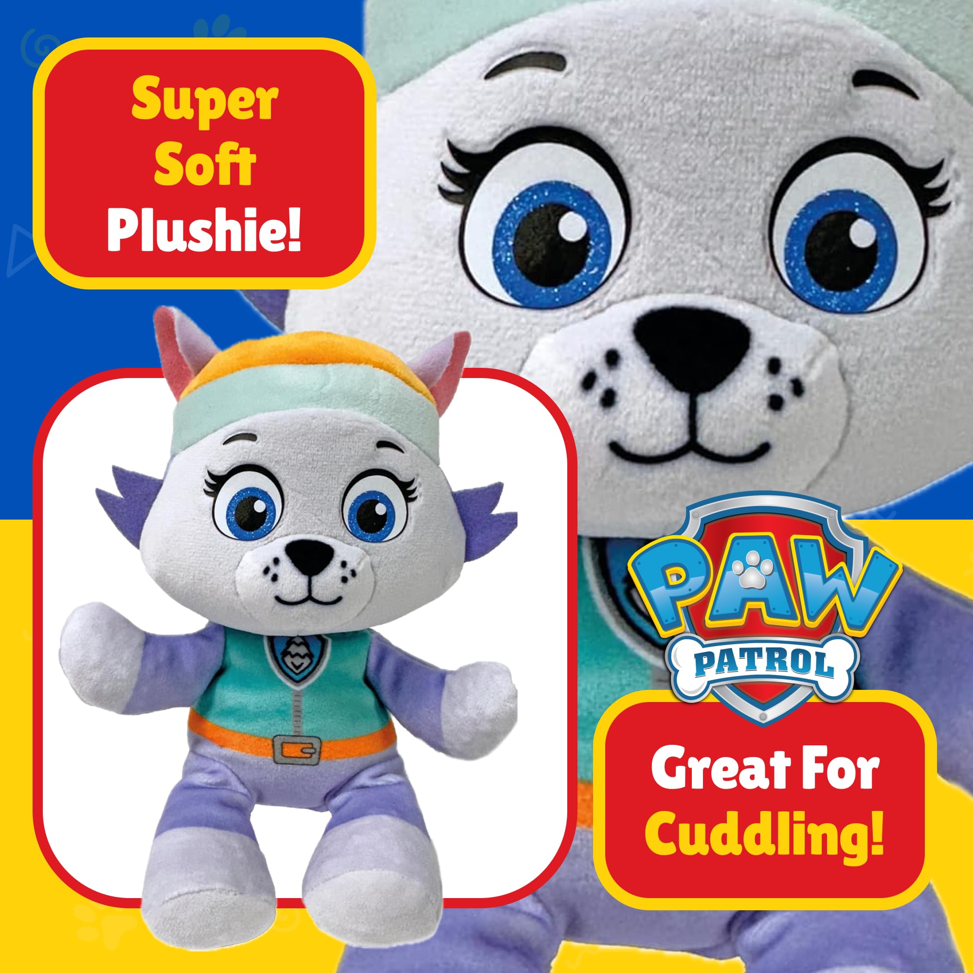 Ty Paw Patrol Everest Plush Toy – 20 cm Soft Floppy Collectible with Heart Tag