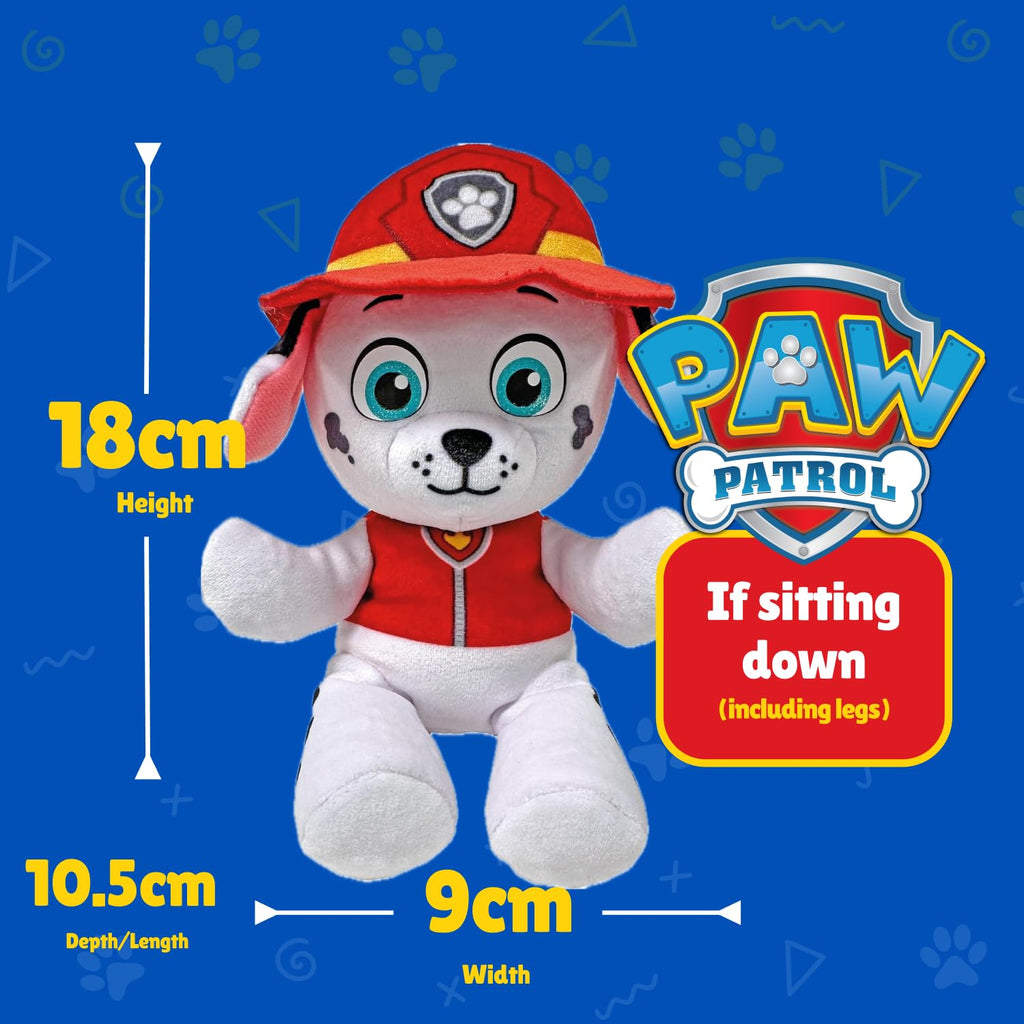Ty Paw Patrol Marshall Plush - 20 cm Super Soft Floppy Collectible Toy