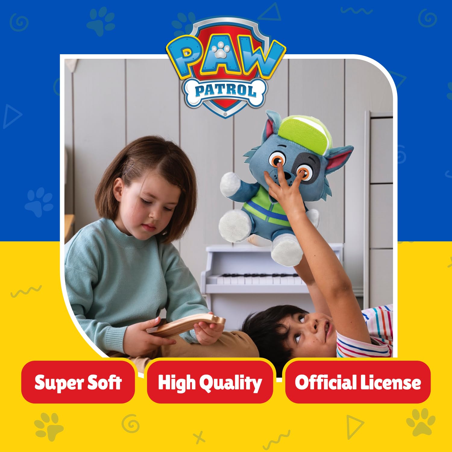 Ty Paw Patrol Rocky Plush – 20 cm Floppy Soft Toy Collectible