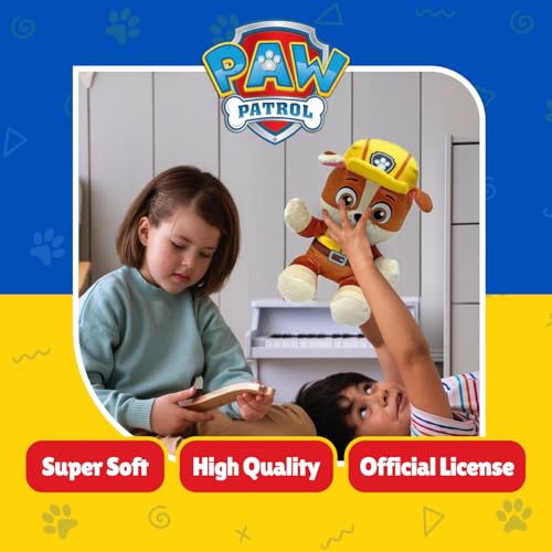 Ty Paw Patrol Rubble Plush Toy - 20 cm Soft Floppy Collectible