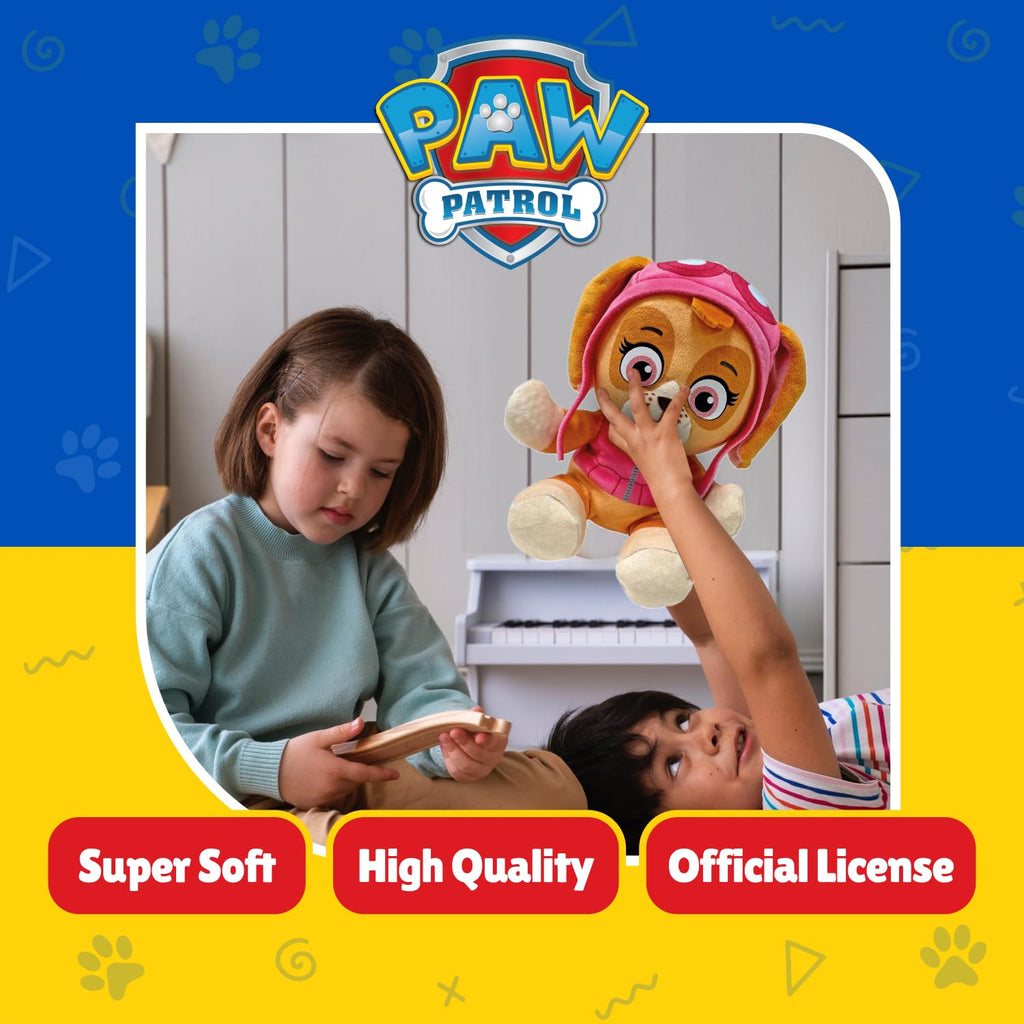 Ty Paw Patrol Skye Plush Toy – 6-Inch Floppy Soft Toy with Heart Tag, T44023