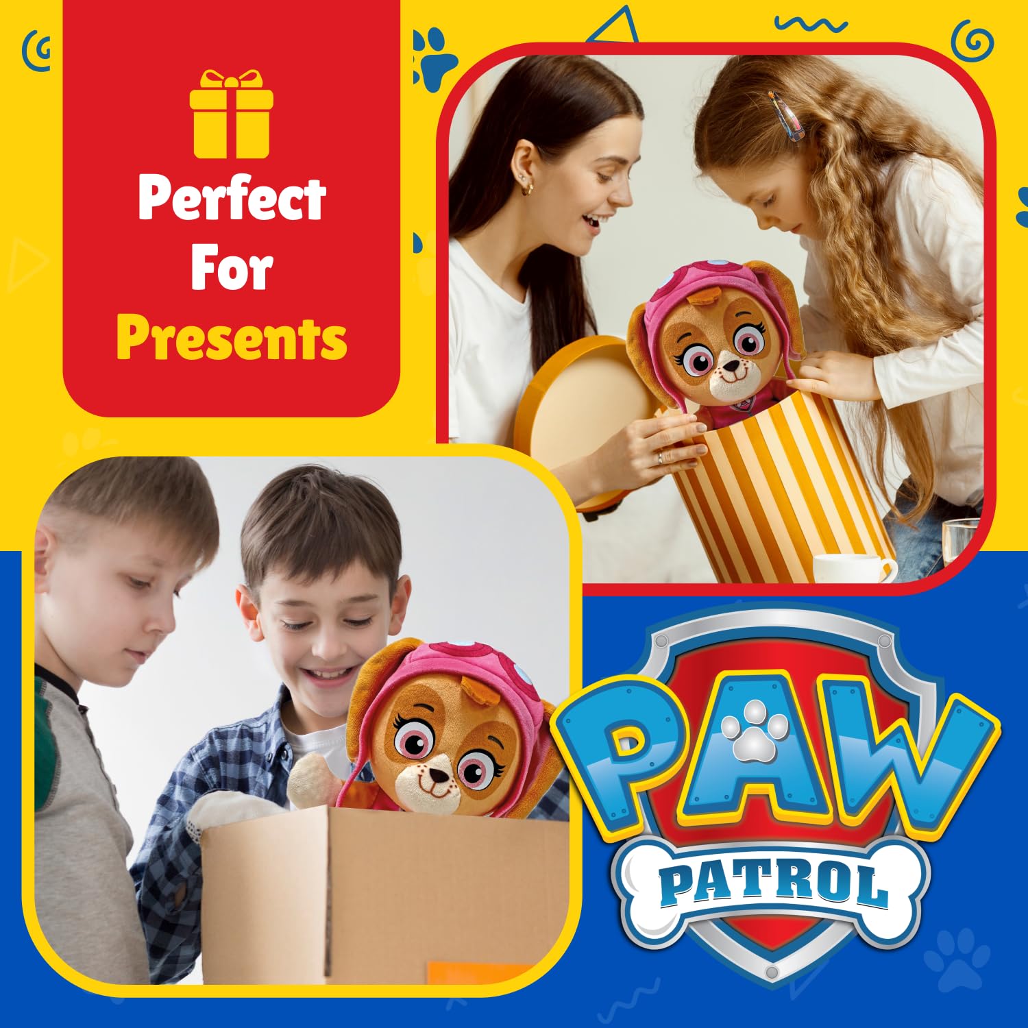 Ty Paw Patrol Skye Plush Toy – 6-Inch Floppy Soft Toy with Heart Tag, T44023