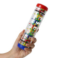 Ubblove 8-Inch Mini Rainstick Toy – Multi-Color Plastic Rain Shaker for Baby Sensory Auditory Play