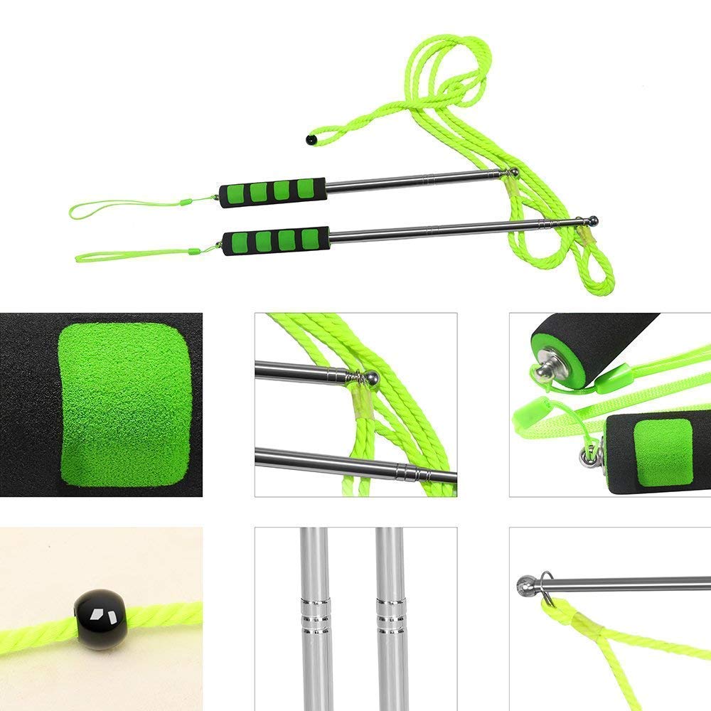 Ubitree Giant Bubble Wand – Stainless Steel Telescopic Bubble Blower with Storage Bag for Outdoor Fun