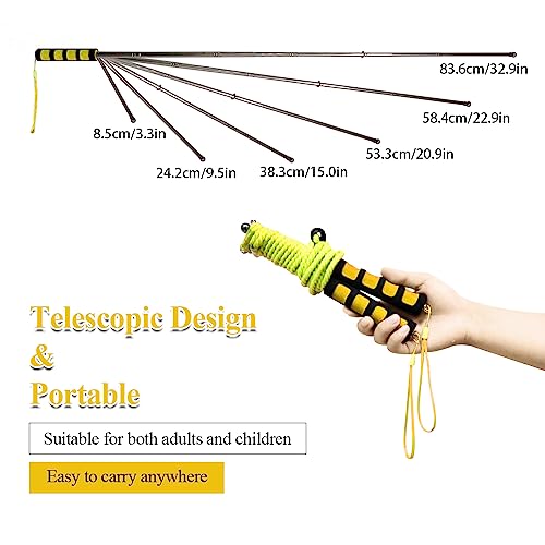 Ubitree Giant Bubble Wands - Stainless Steel Telescopic Bubble Maker for Outdoor Fun