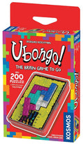 Ubongo: The Brain Game to Go – 200 Puzzles, 4 Levels, Solo Tile-Fitting Puzzle for Ages 8+
