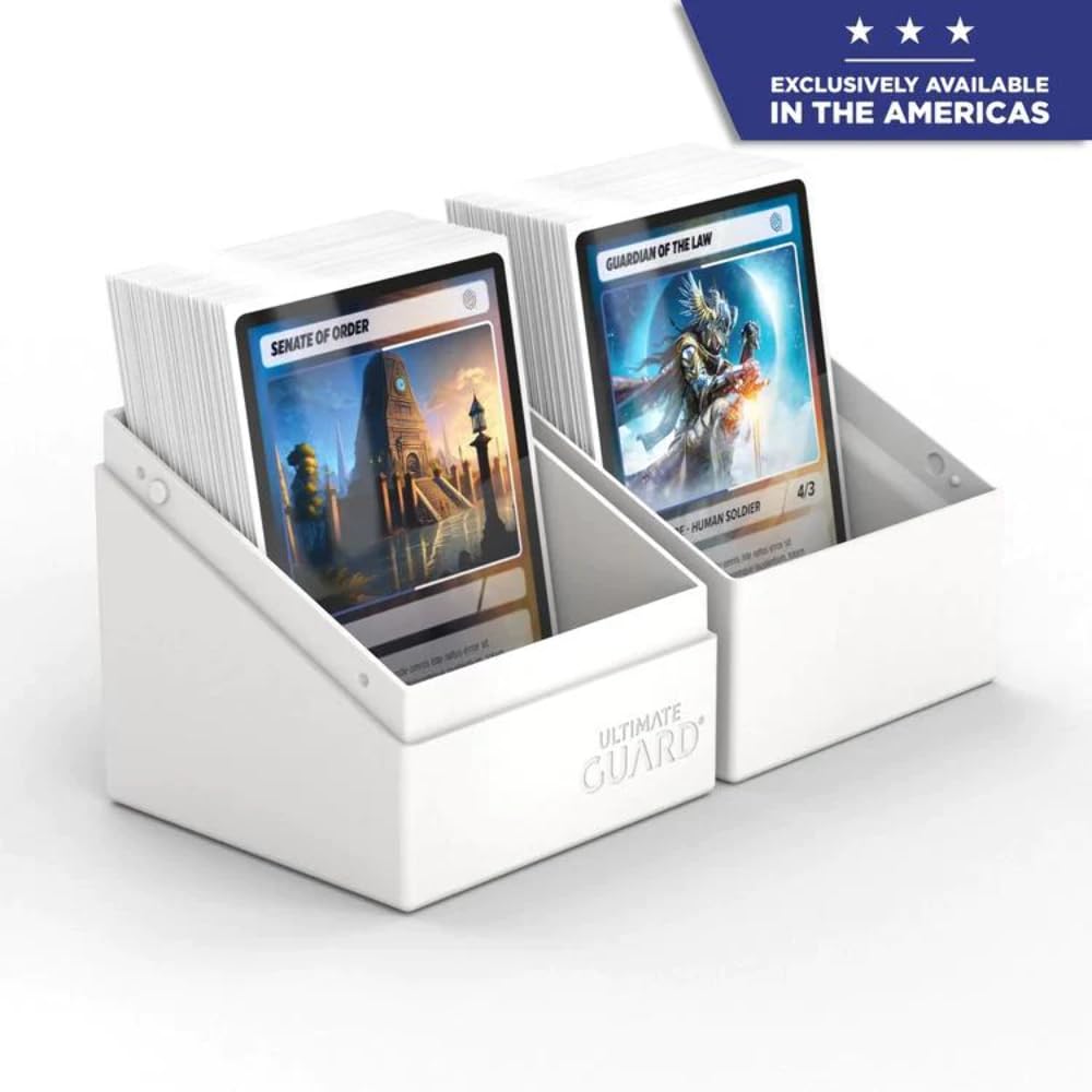 Ultimate Guard Boulder 100+ Classic Deck Case in Sapphire – Secure Storage for 100 Double-Sleeved TCG Cards