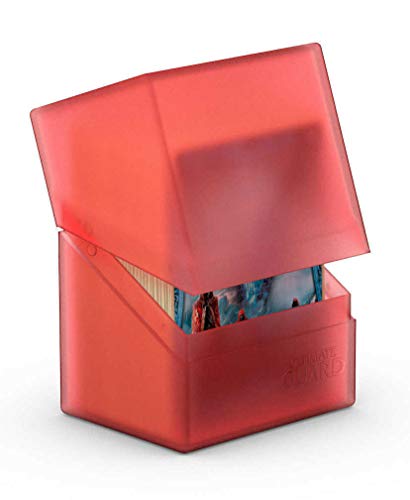 Ultimate Guard Boulder 80+ Classic Deck Case for 80 Double-Sleeved Cards - Ruby