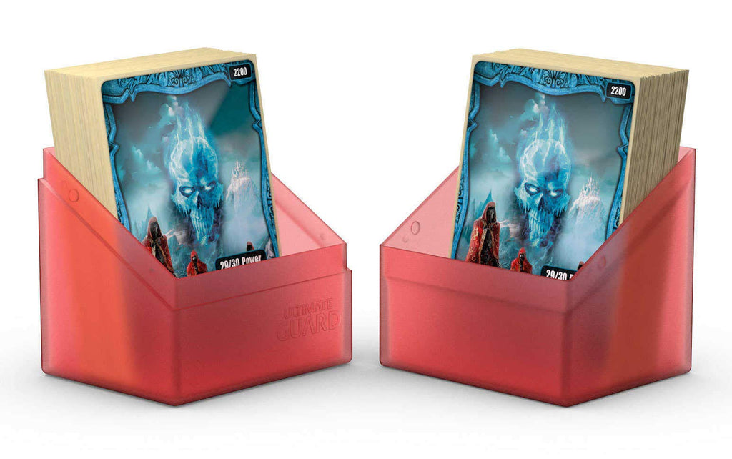 Ultimate Guard Boulder 80+ Classic Deck Case for 80 Double-Sleeved Cards - Ruby