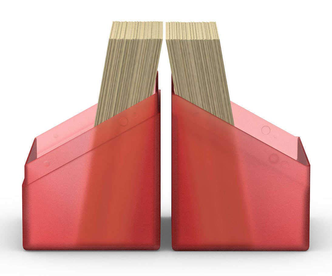 Ultimate Guard Boulder 80+ Classic Deck Case for 80 Double-Sleeved Cards - Ruby