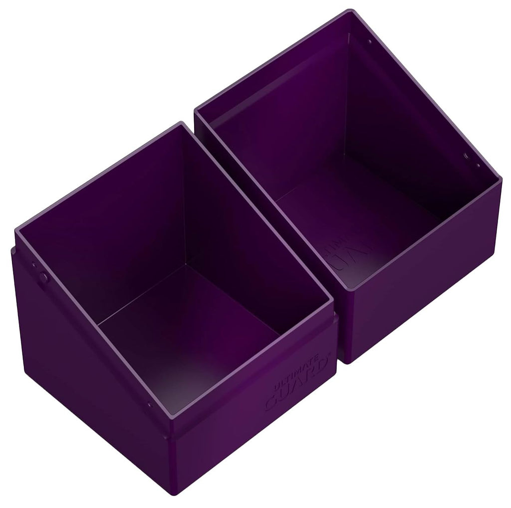 Ultimate Guard Boulder Solid 100+ Deck Case – Purple, Holds 100 Double-Sleeved or 120 Single-Sleeved Cards