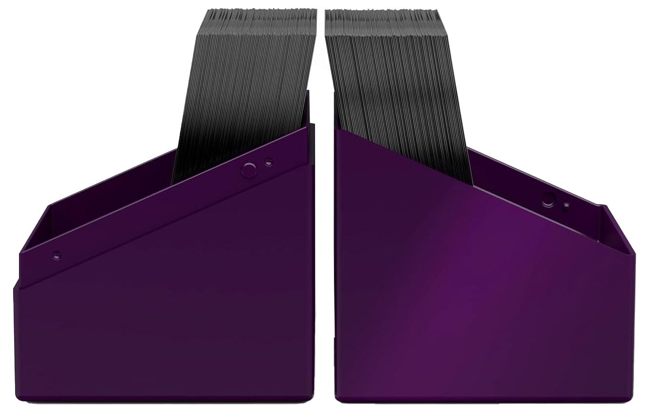 Ultimate Guard Boulder Solid 100+ Deck Case – Purple, Holds 100 Double-Sleeved or 120 Single-Sleeved Cards